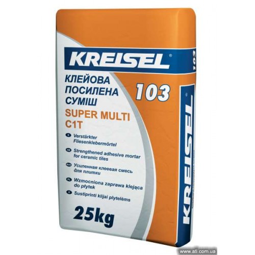 Клей для плитки Kreisel SUPER-MULTI 103 25 кг