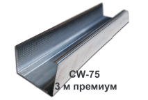 Купить профиль перегородочный ЦВ-75 3 м поперечный премиум в Харькове